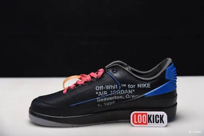 Cheap TBK Jordan Black Retro Low SP 2 Off-White Blue DJ4375-004 0420